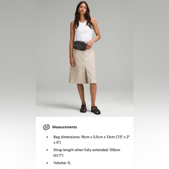 Lululemon Everywhere Belt Bag Cactus Material 1L - Picture 10 of 12